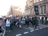 Clan Douglas (image 20) Clan Douglas on parade by Milton House right side