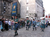 Clan Douglas (image 53) Clan Douglas on parade on Castle Hill by the Weavers