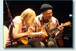 Alison Brown and Joe Craven at the Maui Arts & Cultural Center, April '09