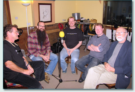 Hamish Burgess interviews the Battlefield Band at Temple Records, July 2009