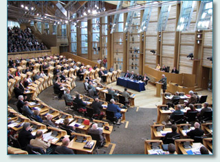 The first ever Clan Convention, Scottish Parliament, July 24th 2099