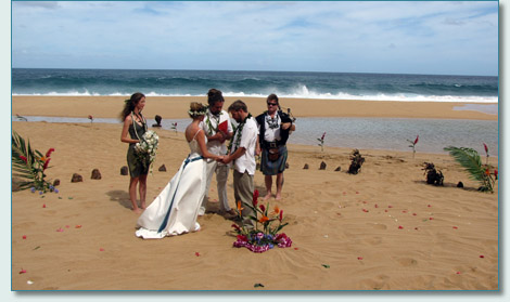 Liam and Maluhia Cooney wedding on Kauai, 10-10-10