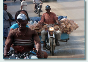 Bread Bike in the Dominican Republic