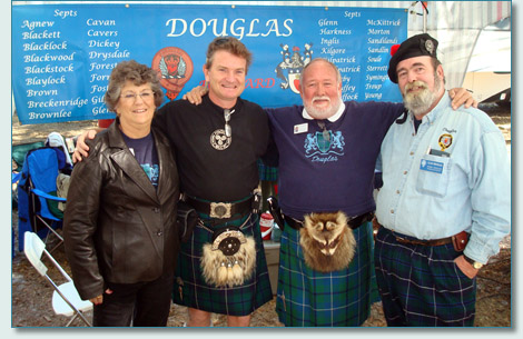 Clan Douglas tent, Central Florida Highland Games 2009