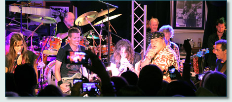 Mick Fleetwood's Island Rumours with Jonny Lang and Steven Tyler at Fleetwood's on Front St., Lahaina, Maui - August 23rd 2012