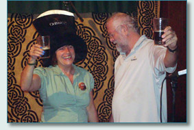 O'Tooles Guinness Toast winner, and patron Bill Comerford