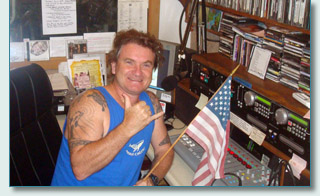 Hamish Burgess, host of the Maui Celtic Radio Show at Mana'o Radio, July 3rd 2011