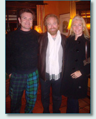 Hamish Burgess, George Millar of the Irish Rovers, and Jennifer Fahrni in Vancouver 2010