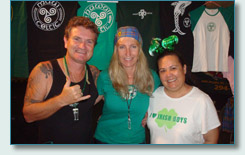 Hamish, Jennifer and Ming of Maui Celtic, Honolulu St.Patrick's Day  Downtown Block Party