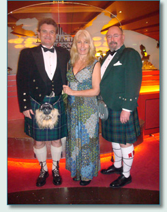 Hamish Burgess, Jennifer Fahrni, and Seamus Kennedy on the Irish Music Cruise 2012