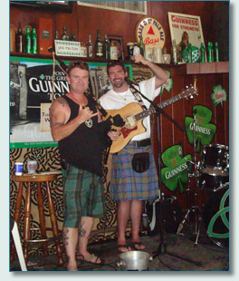 Hamish Burgess and Kieran Murphy, O'Tooles Pub, Honolulu - St.Patrick's Day 2011