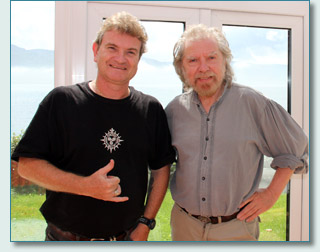 Hamish Burgess and Tommy Sands in Rostrevor, County Down, Ireland - June 2012