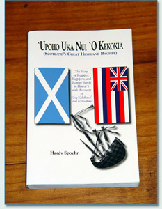 History of Bagpiping in Hawaii book