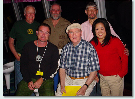 The Hawaii Gang with Liam Clancy on the Irish Music Cruise '07