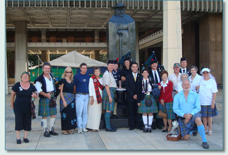 The first Tartan Day Rally at the Hawaii State Capitol, April 6th 2009