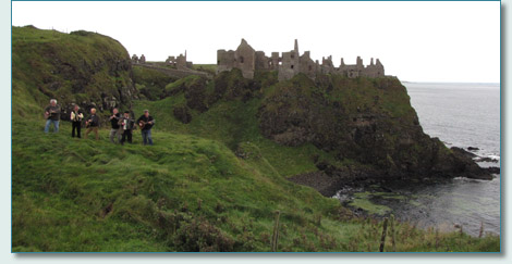 The Irish Rovers at Dunluce Castle, Co.Antrim, September 2010