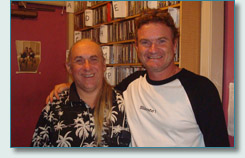 John Crowe and Hamish Burgess at Mana'o Radio