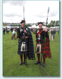Lonach Highlanders at The Gathering 2009, Edinburgh