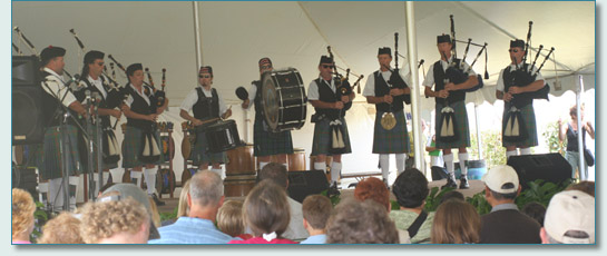 The Maui Celtic Pipes and Drums at the Maui Sugar Plantation Festival 2006