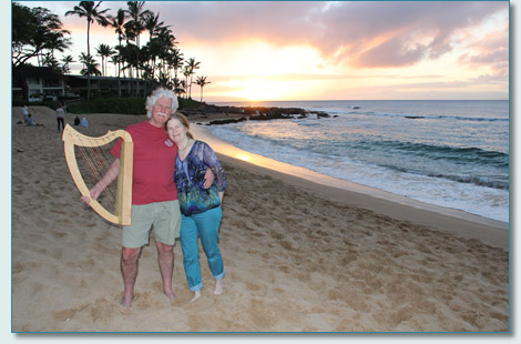 Pam & Philip Boulding of Magical Strings in Napili, February 2013