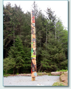 Centennial Totem Pole for Totems National Park, Sitka, Alaska
