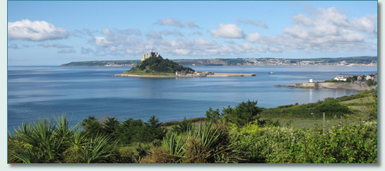St.Michael's Mount and Mounts Bay, Cornwall