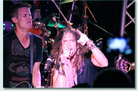 Steven Tyler at Fleetwood's on Front Street, Lahaina, Maui August 23rd 2012