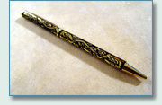 Celtic Dragon Pen - now Silver and black only
 - SG0155