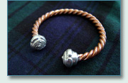 Copper Wrist Torc<BR>SOLD OUT - DISCONTINUED - TB22