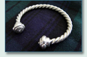Pewter Wrist Torc<BR>SOLD OUT - DISCONTINUED - TB47