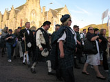 Clan Douglas (image 10) Clan Douglas members on parade right side