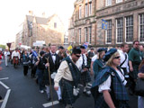Clan Douglas (image 22) Clan Douglas on parade by Milton House right side