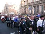 Clan Douglas (image 23) Clan Douglas on parade by Milton House right side