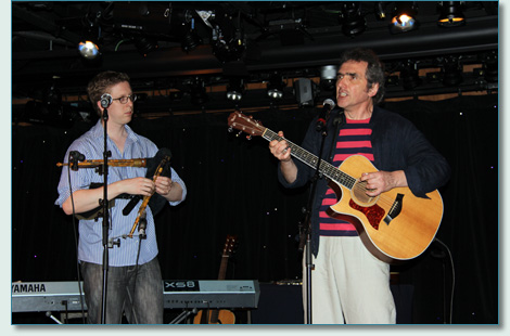 Andy May and Jez Lowe on the Irish Music Cruise 2012
