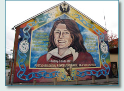 Falls Road mural, West Belfast