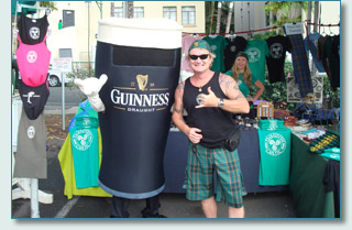 Hamish of Maui Celtic and a Guinness Honolulu St.Patrick's Day '08