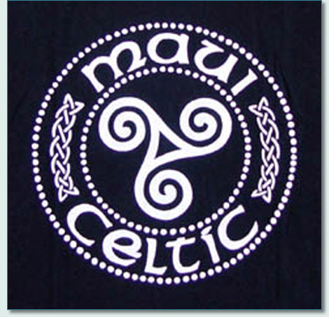 Maui Celtic Triscele Logo by Hamish Douglas Burgess