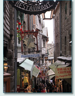 Mont Saint-Michel streets