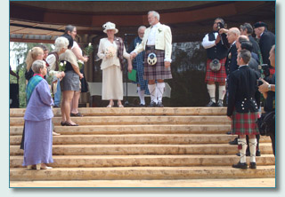 Ron & Carlene MacPherson wedding, Hawaaian Scotttish Festival '09