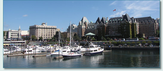 Inner Harbour and Empress Hotel, Victoria, BC