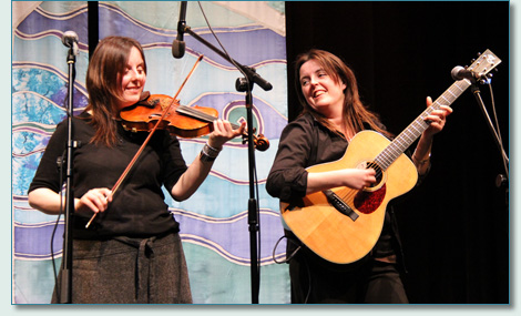 The Wrigley Sisters at the Fiddle Tree Concert, Birnam Arts Centre during Perthshire Amber 2011