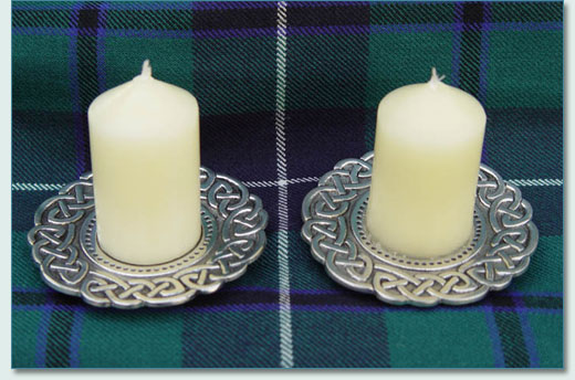 Pewter Candle Holders<br>
only 1 single left at $49.95